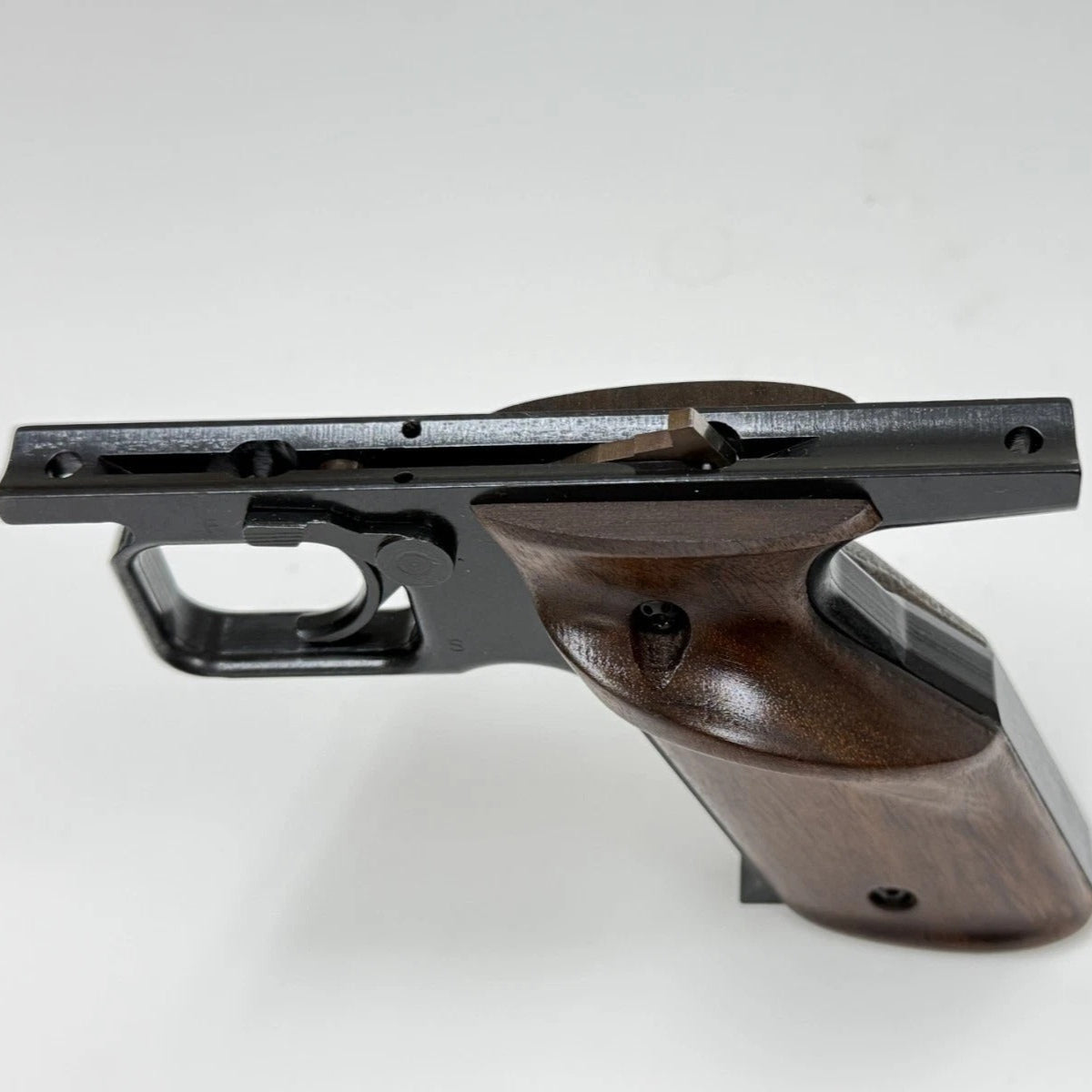 CROSMAN 22XX SHRIKE PARTS: STEEL FRAME, WALNUT GRIPS, TRIGGER, SEAR