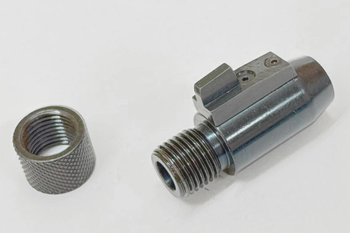 Front sight adapter with front sight for Crosman 2240 - steel